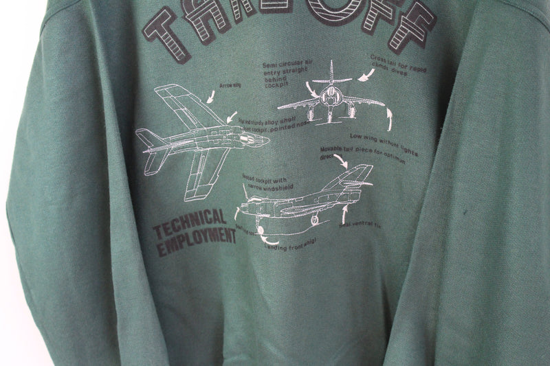 Vintage Take Off Flight Sweatshirt Large / XLarge