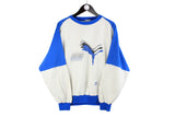 Vintage Puma Sweatshirt Medium size men's big logo sport athletic authentic 90's 80's style cotton jumper unisex outfit crewneck sweat long sleeve