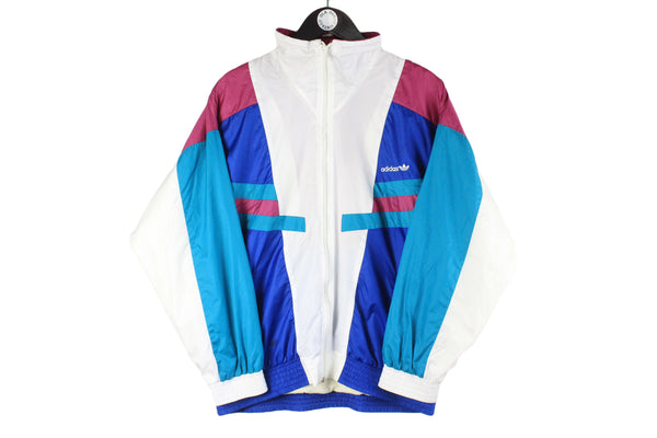 Vintage Adidas Track Jacket Small made in Austria windbreaker 80s 90s sport style windbreaker classic 