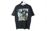 МИШКА T-Shirt Large New York Death Adders authentic black tee