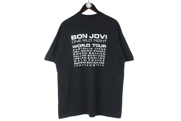 Vintage Bon Jovi 2001 One Wild Night T-Shirt XLarge