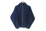 Vintage Timberland Fleece Full Zip Large navy blue full zip 90s USA style sweater