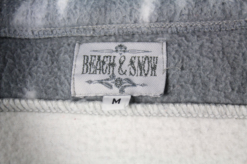 Vintage Beach & Snow Fleece 1/4 Zip Large