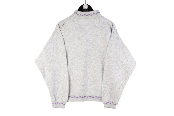 Vintage Steffner Sweatshirt 1/4 Zip Small