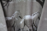 Vintage Horse Pattern Fleece Full Zip Medium