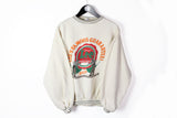 Vintage Lee Sweatshirt Women's Large Lee's Famous Guarantee work clothes 80s sport style crewneck oversize