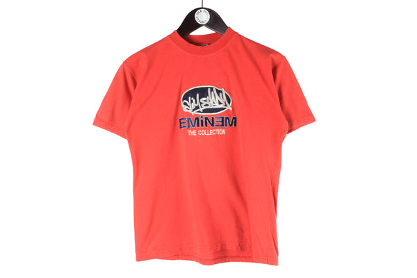 Vintage Eminem T-Shirt XSmall red big logo merch 00s 90s rap hip hop slim shady cotton shirt
