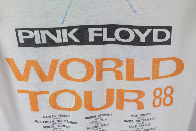 Vintage Pink Floyd 1988 Tour T-Shirt Small / Medium