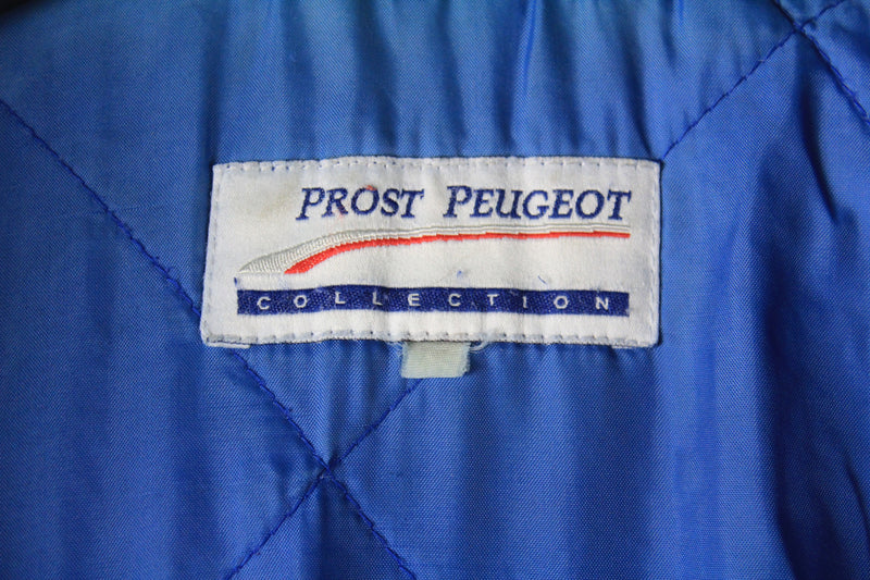 Vintage Alan Prost Peugeot Formula 1 Jacket Large