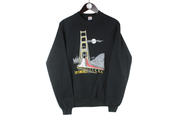 Vintage San Francisco Sweatshirt Medium made in USA 90s retro crewneck big logo sport jumper