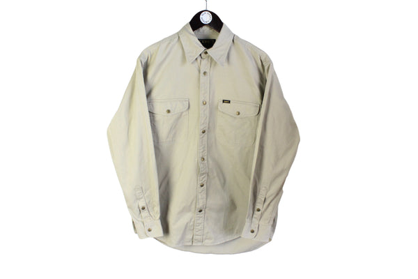 Vintage Lee Shirt Medium gray 90's USA brand shirt