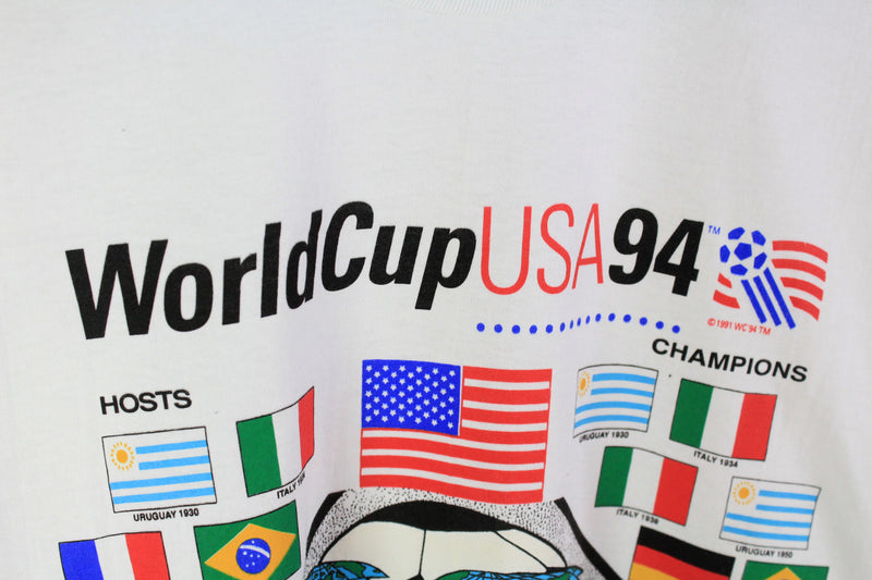 Vintage World Cup USA 94 Hanes T-Shirt XLarge