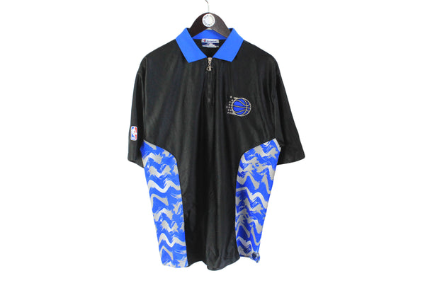 Vintage Orlando Magic Champion Jersey T-Shirt XLarge black blue 90's basketball athletic style shirt