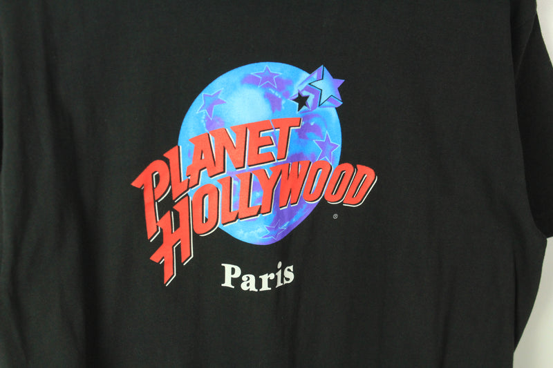 Vintage Planet Hollywood Paris T-Shirt Small