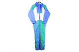 Vintage Nevica Ski Suit Small / Medium green blue 90s retro style authentic coverall winter extreme jumpsuit