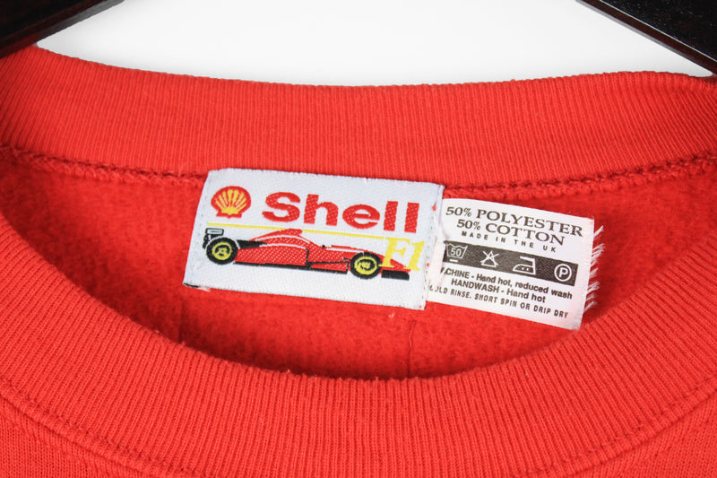 Vintage Ferrari Shell Sweatshirt XLarge