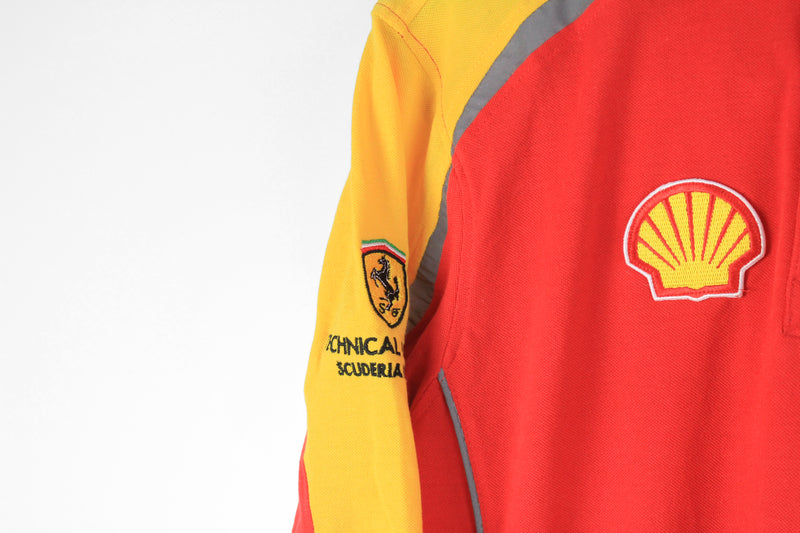 Ferrari Shell Rugby Shirt Small