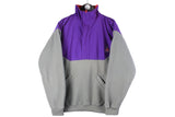 Vintage SOS Fleece Half Zip Medium heavy sweater 90s outdoor sport style mountain jumper