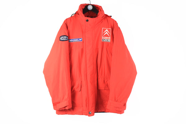 Vintage Citroën Jacket XLarge citroen racing sport 90s big logo Rally Formula 1 F1 jacket