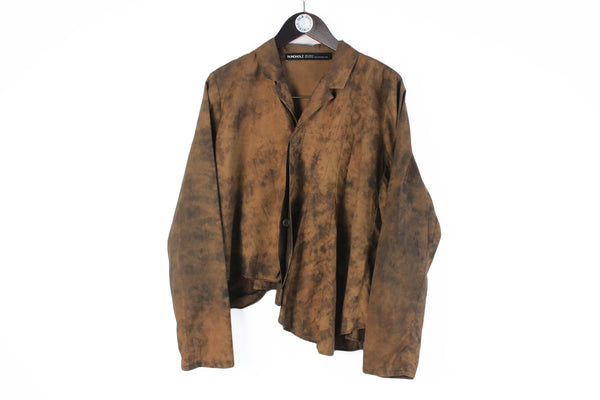 Rundholz Blouse Women's Medium brown bronz rare shirt luxury authentic