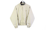 Vintage Schott Jacket Medium beige 90s NYC harrington style 