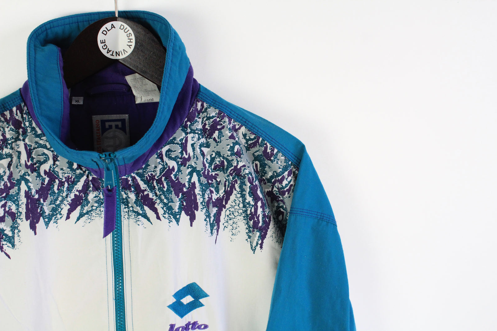 Vintage Lotto Track Jacket XLarge – dla dushy