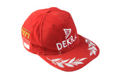 Vintage Ferrari Dekra Cap red Monaco 90's Michael Schumacher hat big logo retro style