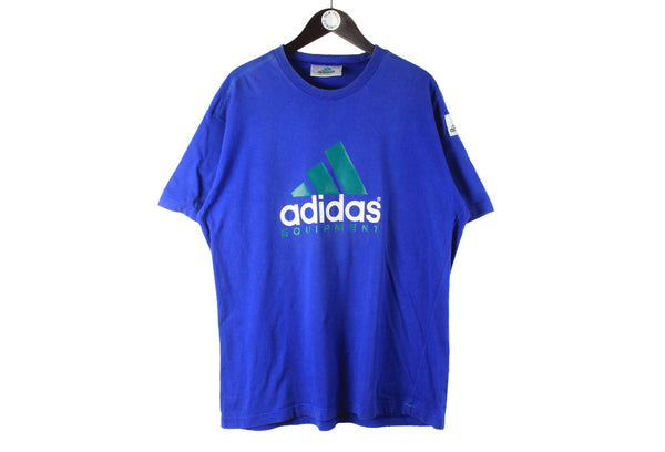 Vintage Adidas T-Shirt XLarge size men's oversize big logo tee short sleeve cotton top 90's style 