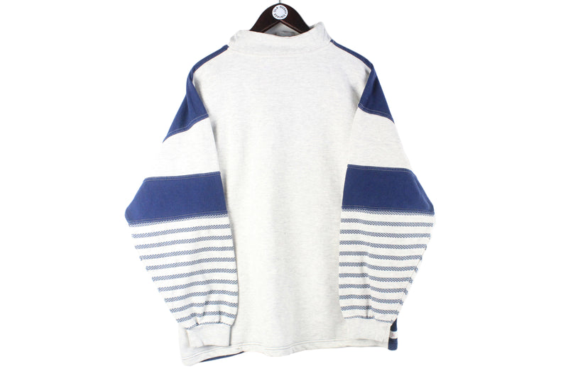 Vintage USA Baseball Sweatshirt 1/4 Zip Medium