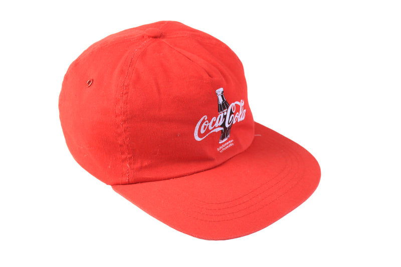 Vintage Coca-Cola Cap red big logo 90's Always retro style hat