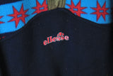 Vintage Ellesse Polartec Fleece Snap Buttons Large