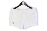 Vintage Fred Perry Tennis Shorts Medium / Large white 80s made in Europe sport style white summer shorts