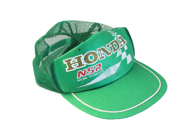 Vintage Honda Trucker Cap green 90's Racing Technology NSR hat
