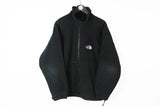 The North Face Fleece Full Zip Large black winter classic warm outdoor sweater