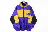Vintage Vikings Minnesota Jacket XLarge purple yellow 90s NFL football sport jacket windbreaker