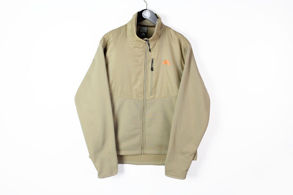 Nike ACG Fleece Full Zip XLarge beige sport style windbreaker windstopper all condition gear