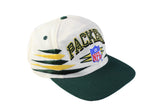 Vintage Packers Green Bay Cap green white 90's NFL football hat