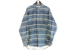 Vintage Levi's Shirt XLarge / XXLarge abstract pattern USA style 90s retro shirt