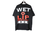 Vintage Wet Lip Service Tour 1992 T-Shirt XLarge retro style black big logo 90s top