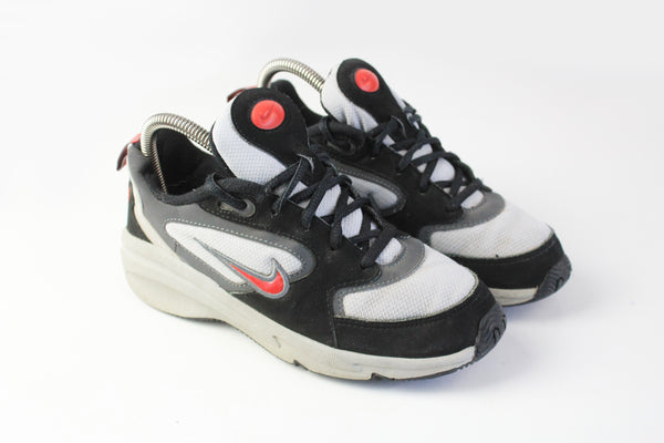 Vintage Nike Sneakers black gray 90's women's shoes