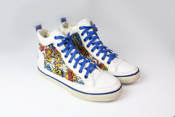 Love Mischino Pop Comics Pop Canvas Sneakers EUR 40 white multicolor