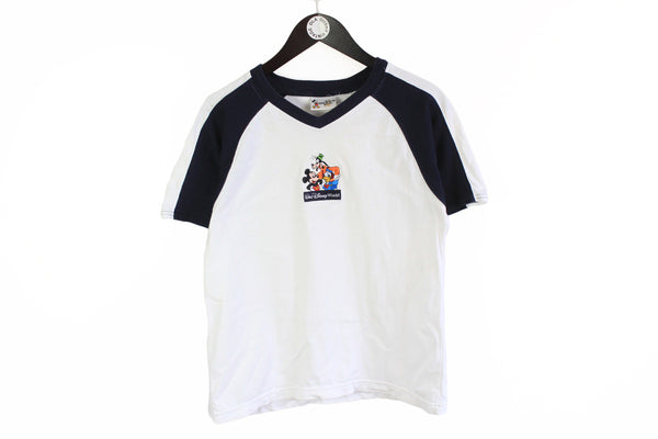 Vintage Disney T-Shirt Small / Medium white blue Walt Disney World 90s cotton tee