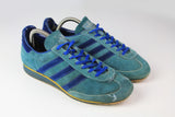 Vintage Adidas Jeans Sneakers EUR 39 blue made in Austria trainers 80s retro style shoes