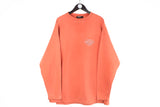 Vintage O’Neill Sweatshirt XXLarge orange big logo Santa Cruz California 90s surfing crewneck