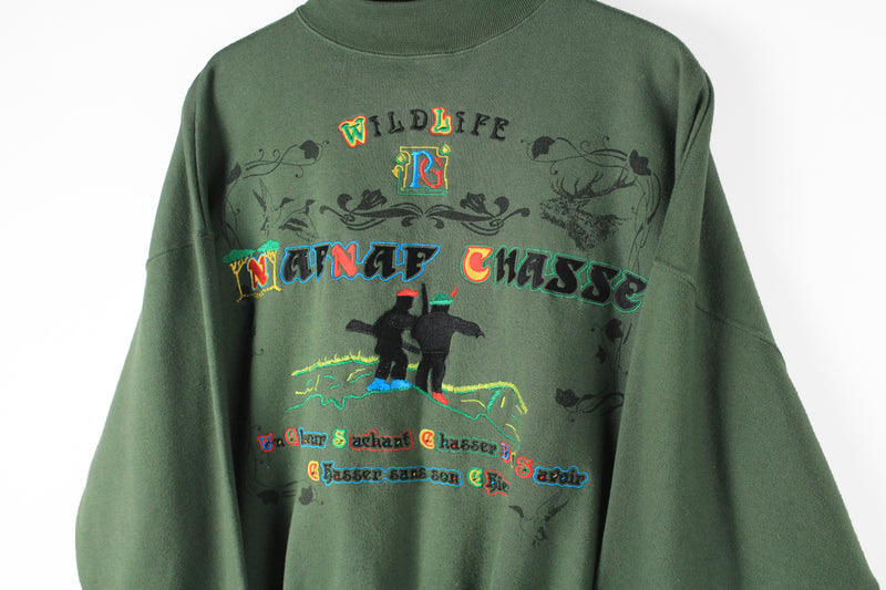 Vintage Naf Naf Sweatshirt Small Oversize