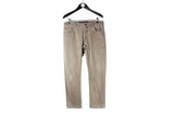 Vintage Jacob Cohen Jeans classic 90's streetwear basic brown denim pants luxury outfit