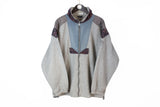 Vintage Salewa Fleece Full Zip XXLarge gray authentic winter outdoor sweater
