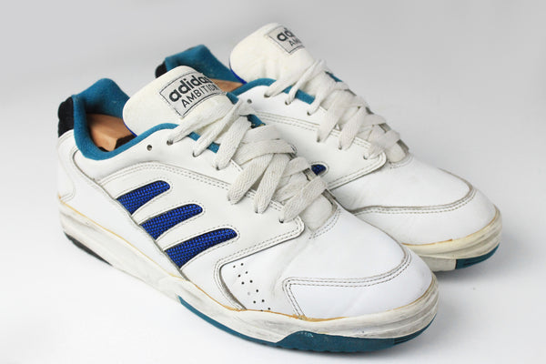 Vintage Adidas Ambition Sneakers US 9.5 rare retro trainers 90s sport shoes classic court style shoes