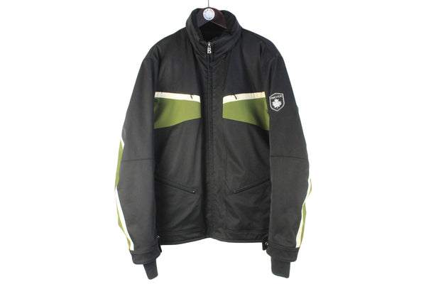 Bogner Fire + Ice Ski Jacket Large black small logo authentic streetwear classic winter extreme luxury style 