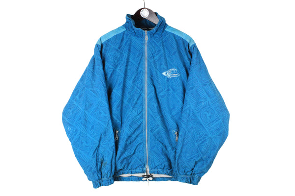 Vintage O'Neill Jacket Medium blue 90s retro big logo surfing windbreaker sport Australian jacket